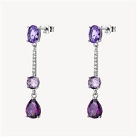 Orecchini Brosway Donna FANCY MAGIC PURPLE in Argento Zirconia FMP133 - FMP133